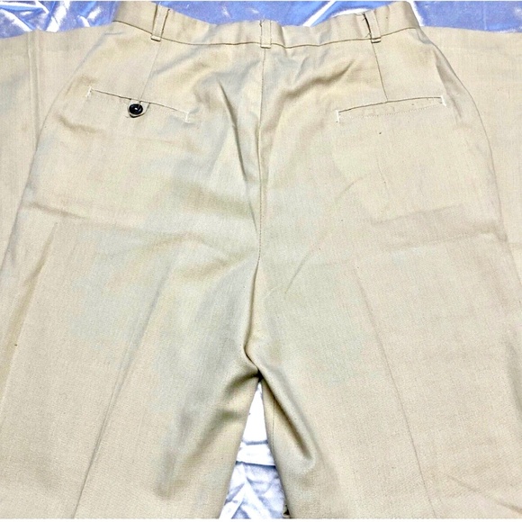 3/$32 VTG 70s GATOR of FLORIDA Khaki Straight Leg Chino Style Dress Pants 28/31 - Picture 1 of 10